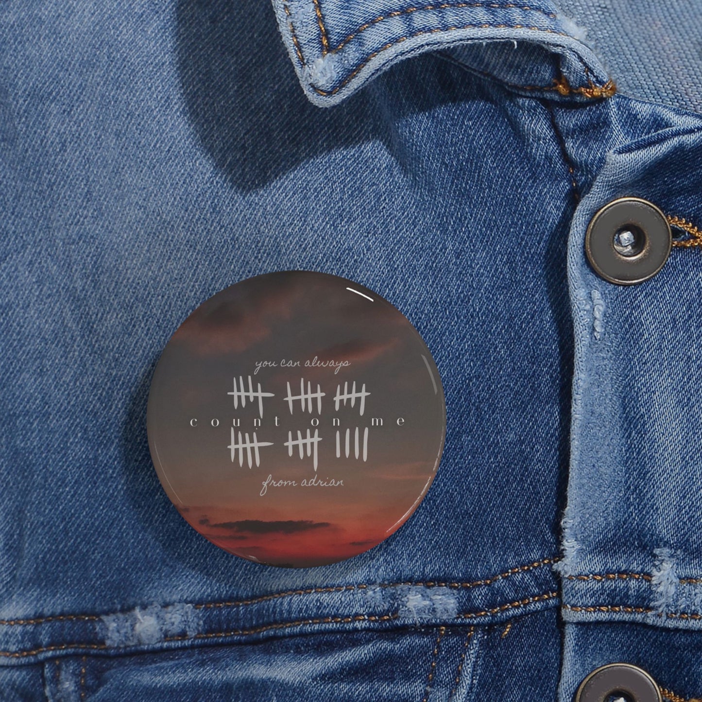 SPECIAL EDITION. “COUNT ON ME” FAN PIN 🖤