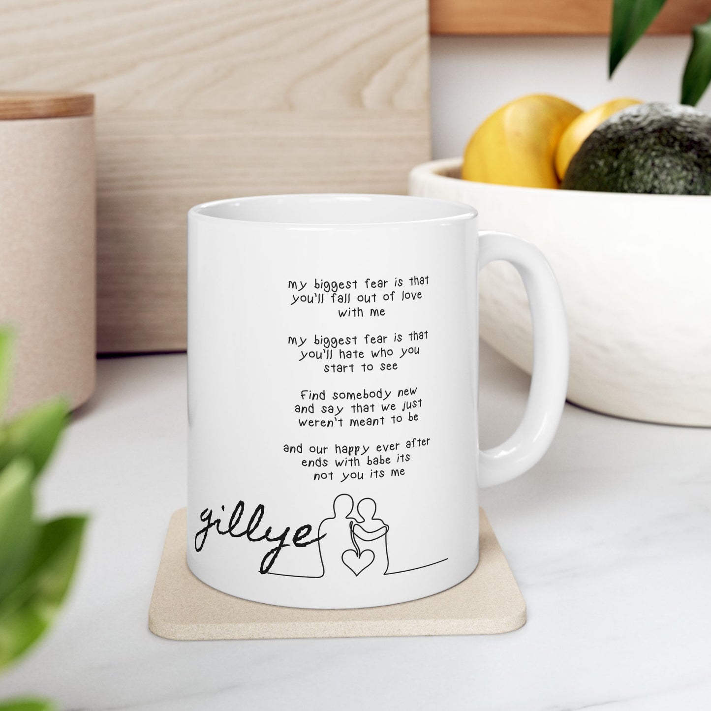 gillyeeee 🖤 my biggest fear mug