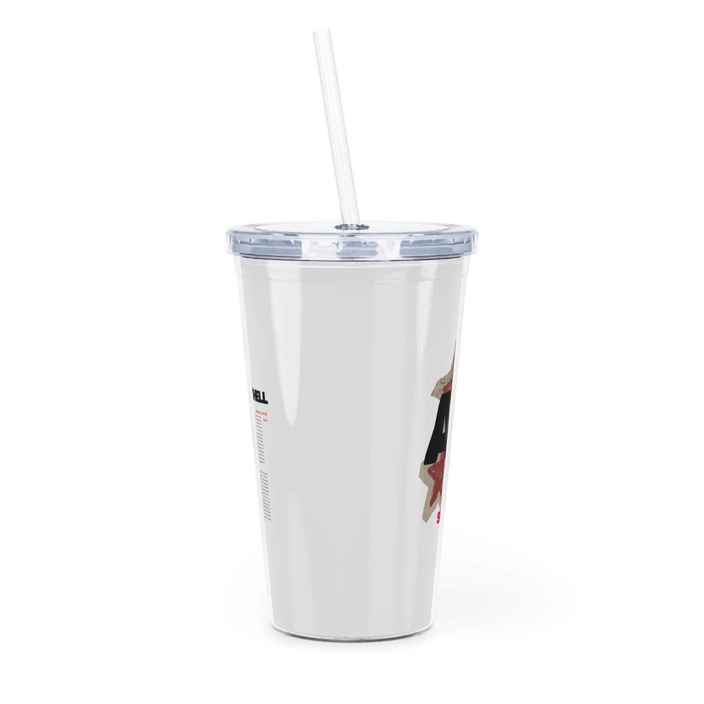 AM SUMMER 26’ / Plastic Tumbler with Straw