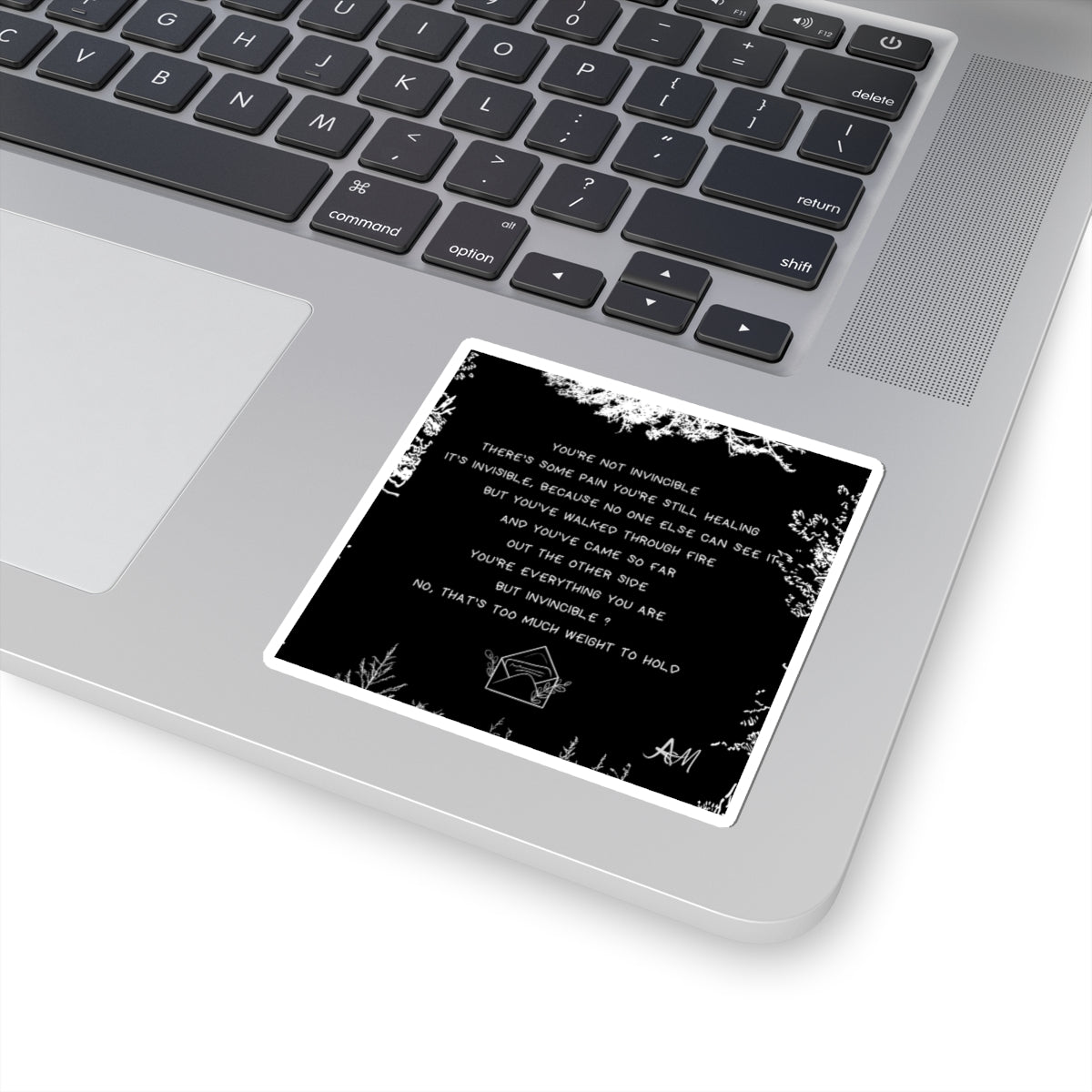 "INVINCIBLE" LYRIC & ARTWORK (STICKER)