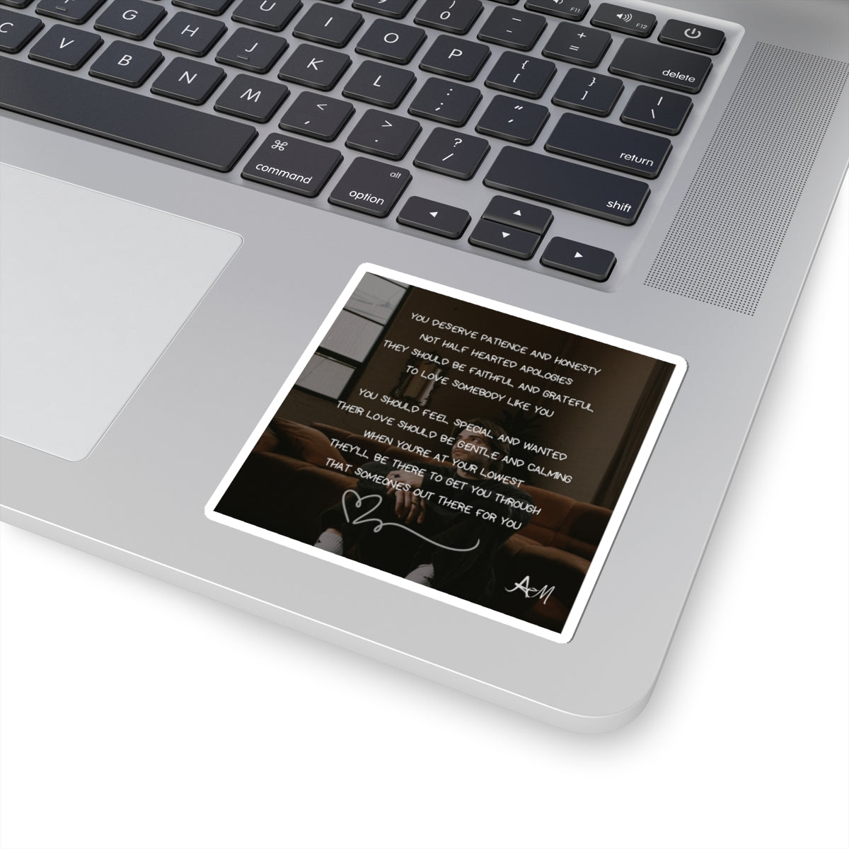 "YOU DESERVE" LYRIC & ARTWORK (STICKER)