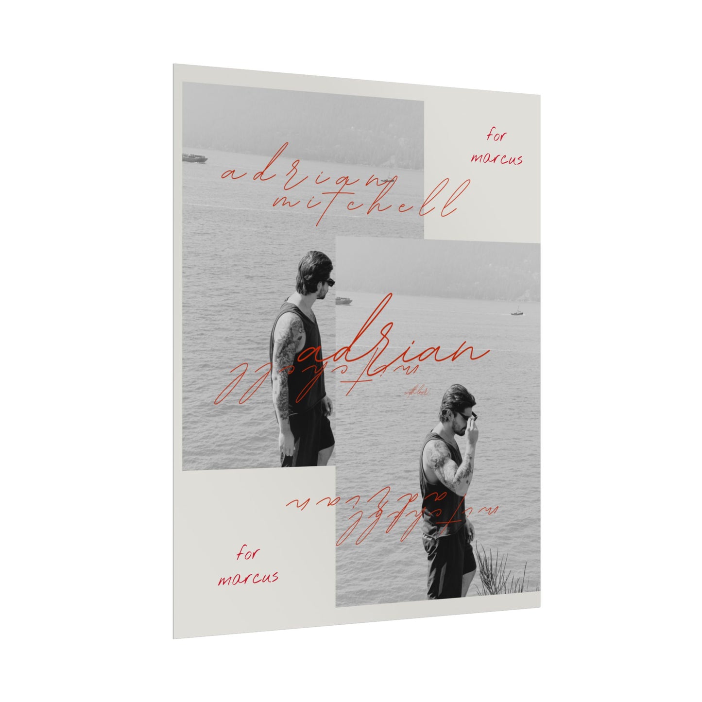 for marcus limited ed. adrian poster 🖤