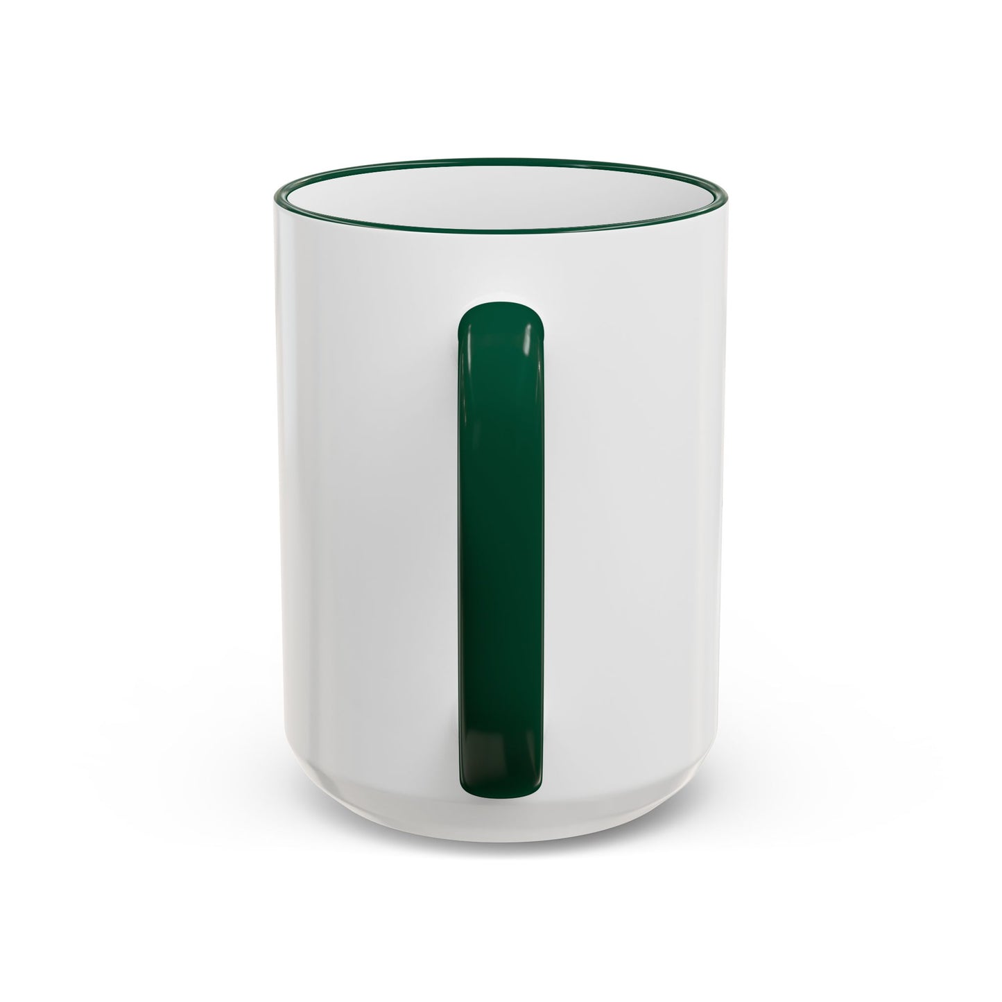 AM EST 26’ - Forrest Green - Accent Rim & Handle Mug (11oz, 15oz)
