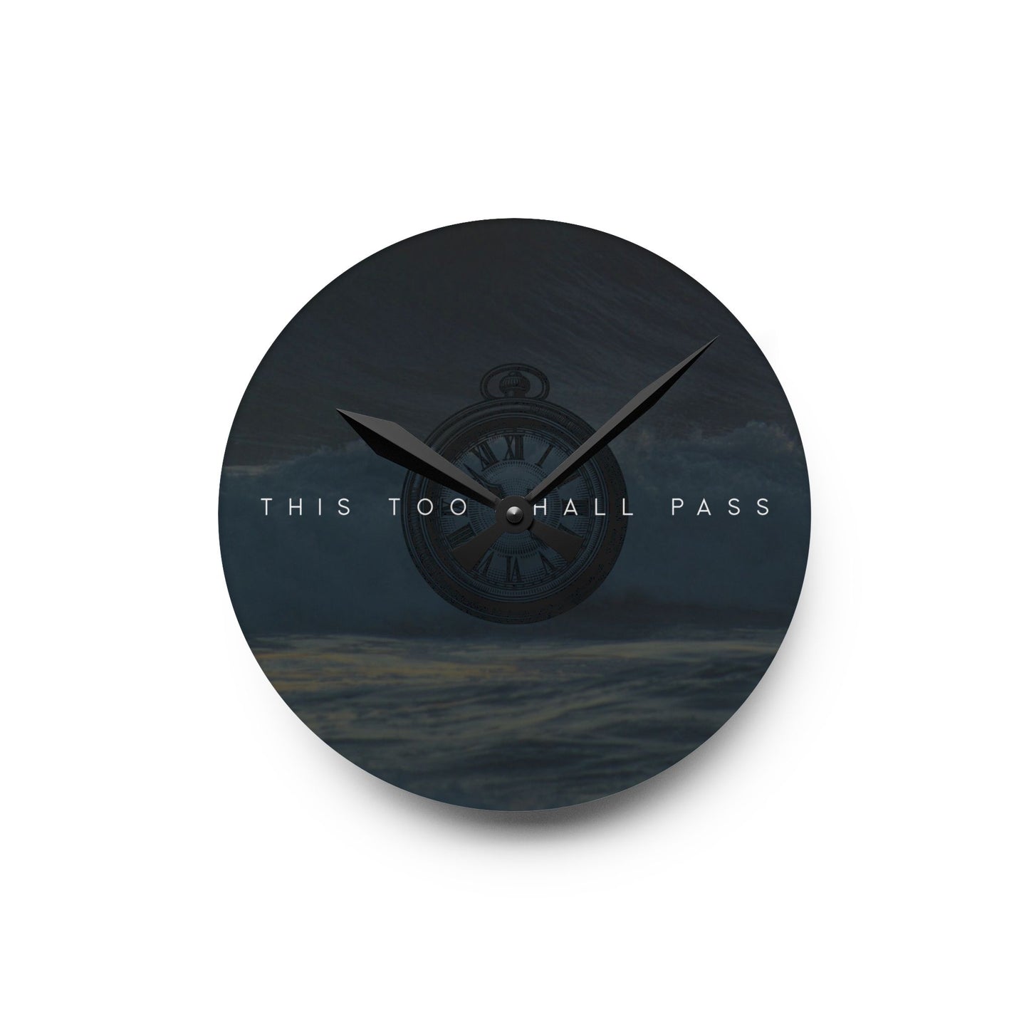 this too shall pass ⏱️🖤 clock reminder