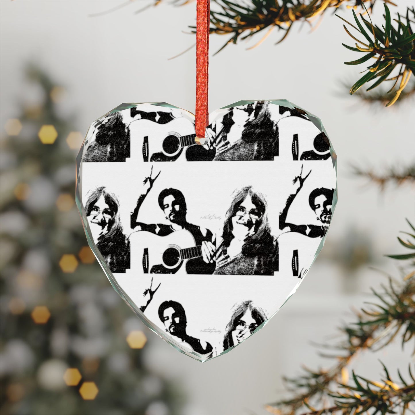 ADRIAN X LAURA 🖤 Crystal Glass Ornament