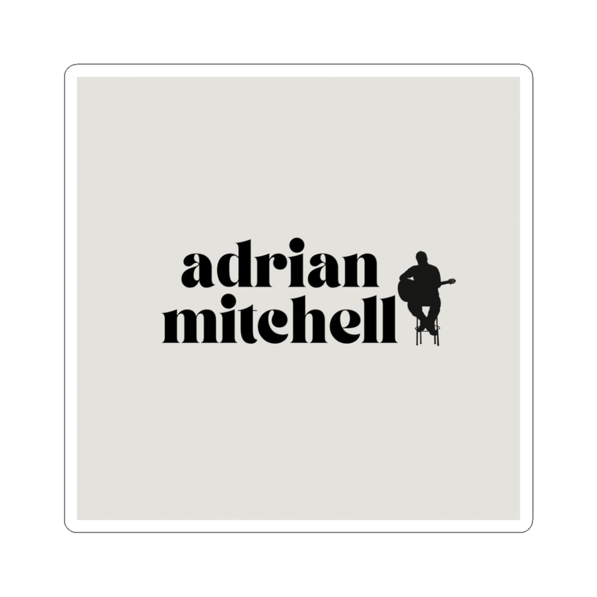 ‘Adrian Mitchell’ sticker