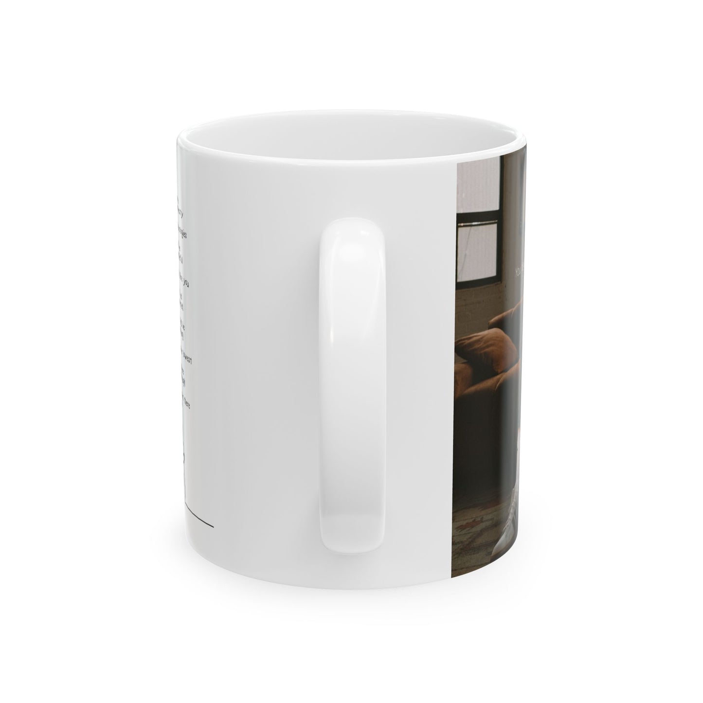 you deserve mug