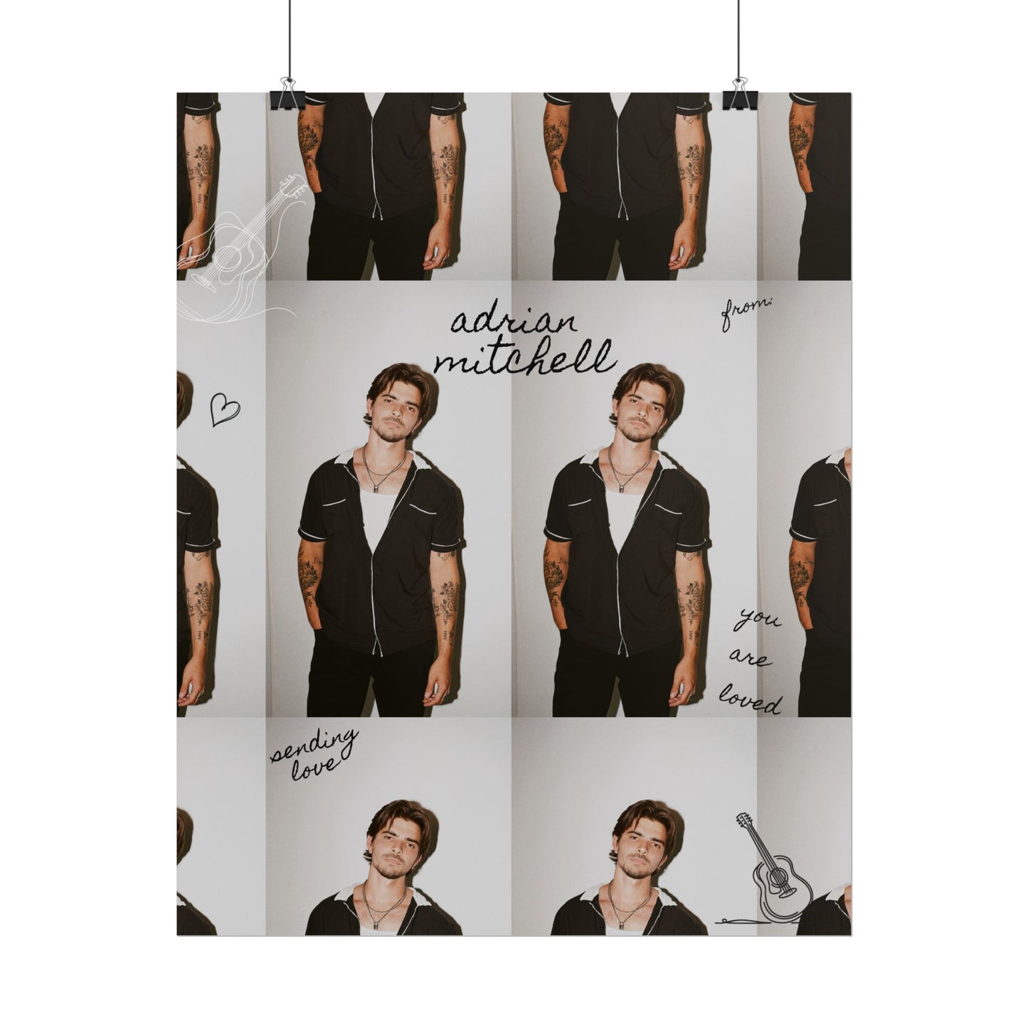 Adrian Mitchell Poster