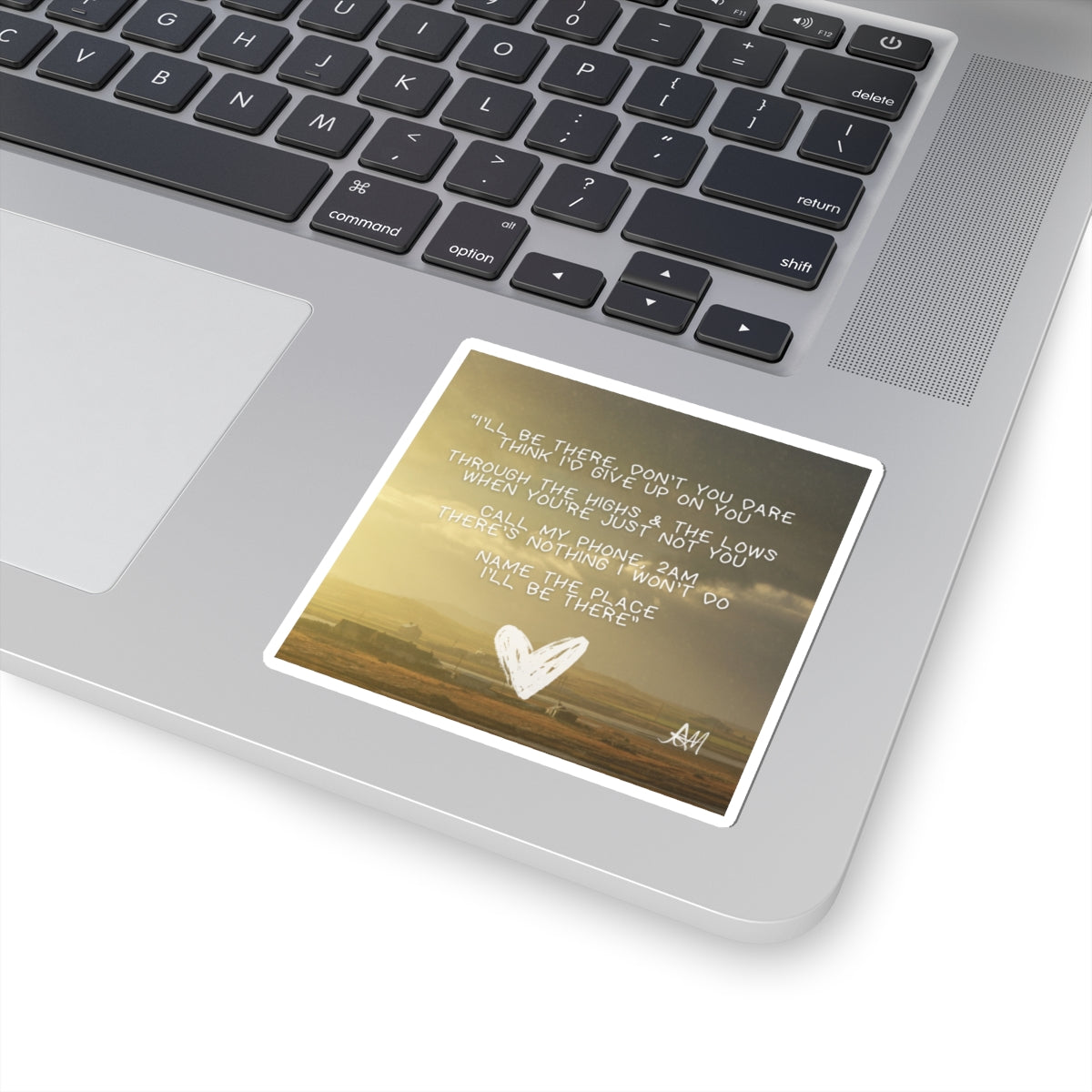 "I'LL BE THERE" LYRIC & ARTWORK (STICKER)