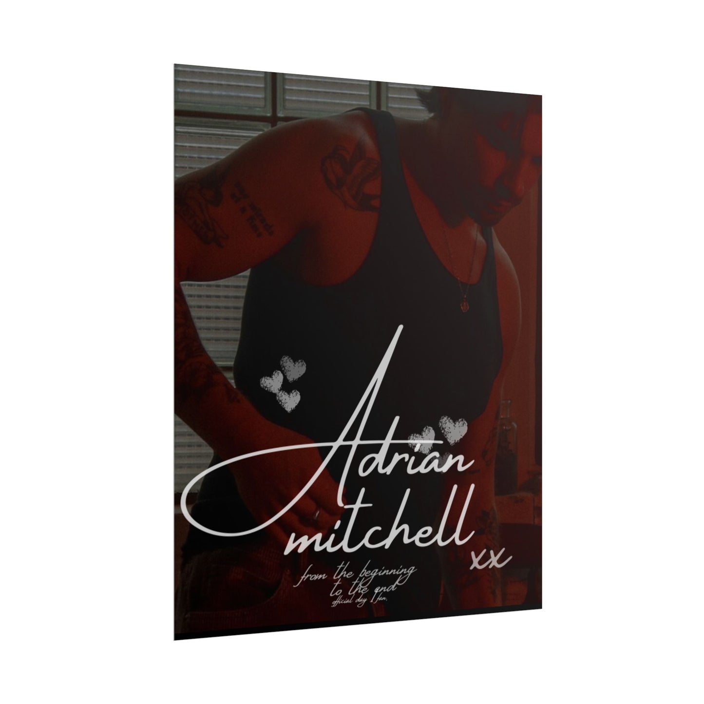 Adrian Mitchell Poster (1 DAY VERSION)