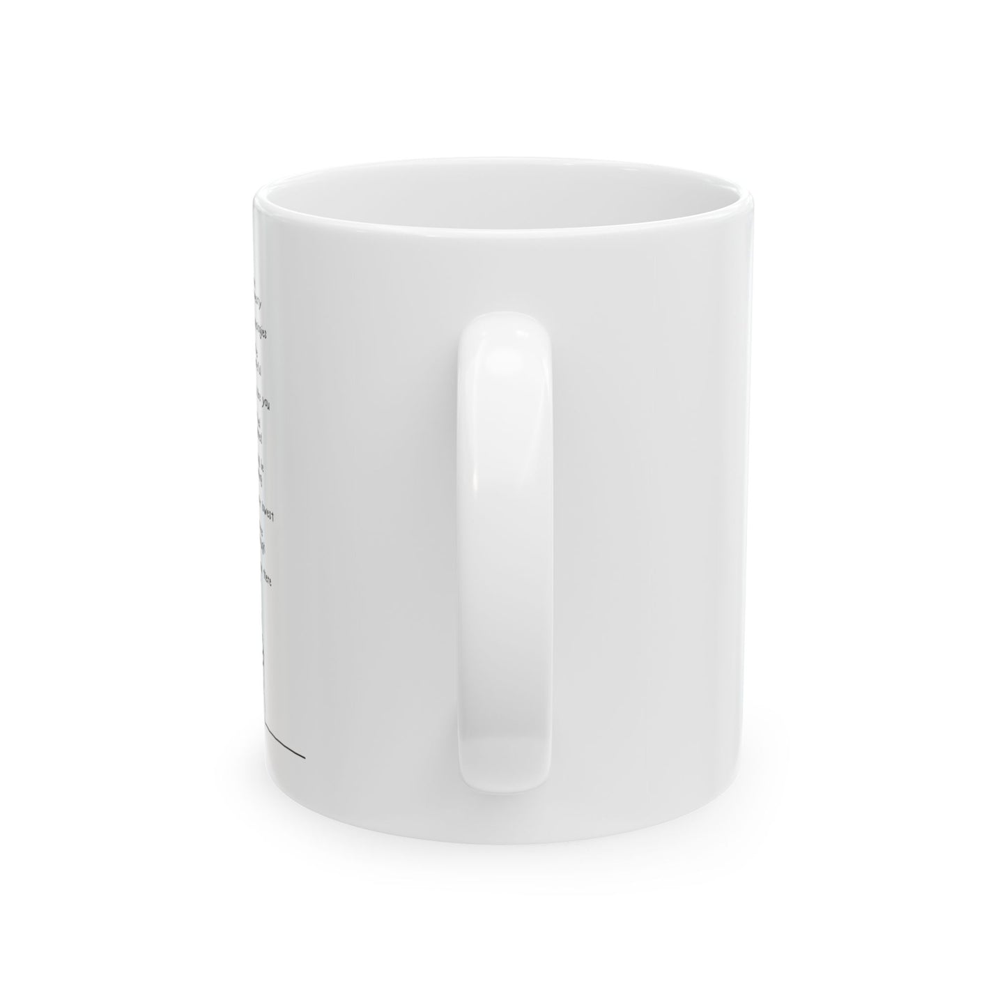 "You Deserve" Song Lyric Mug