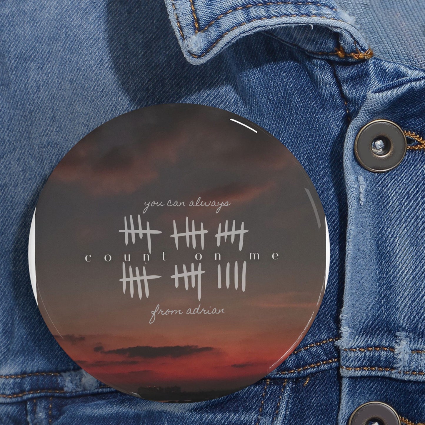 SPECIAL EDITION. “COUNT ON ME” FAN PIN 🖤
