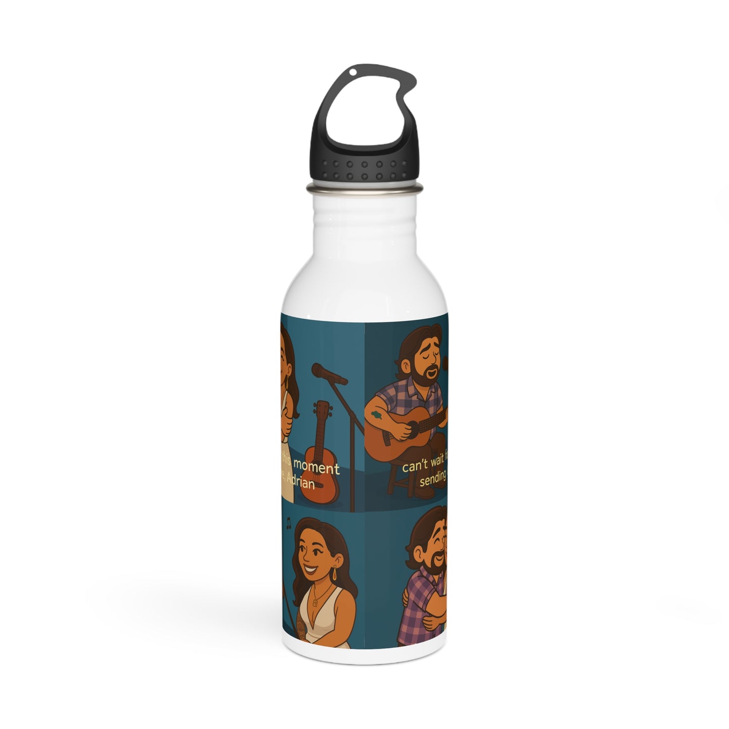 Amber 🖤 Stainless Steel Water Bottle