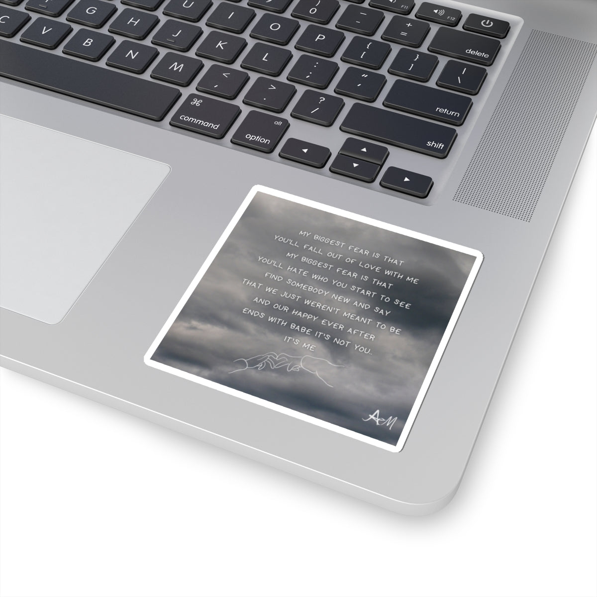 "MY BIGGEST FEAR" LYRIC & ARTWORK (STICKER)