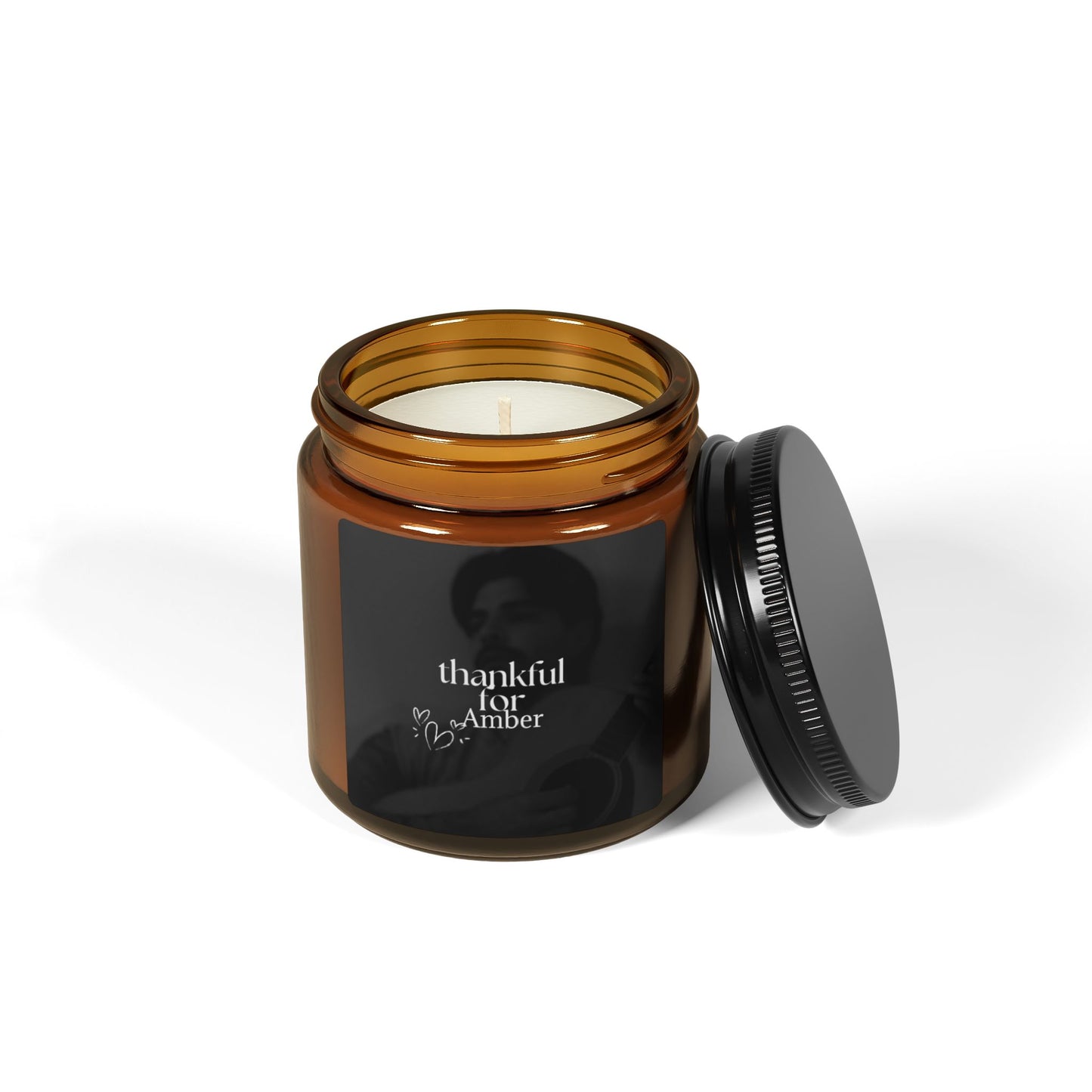 THANKFUL Amber 🕯️ XMAS Candle (Multi-Size, Amber Jar)