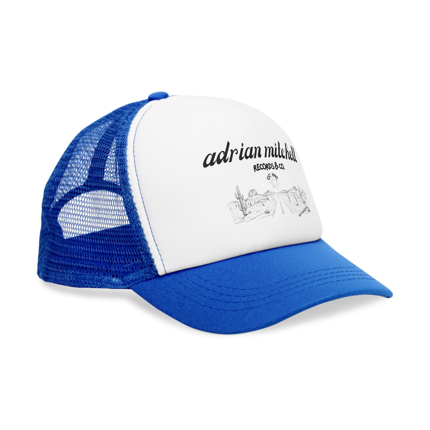 Adrian Mitchell Records & Co. (Bri Blue Edition) (Snapback-Hat)