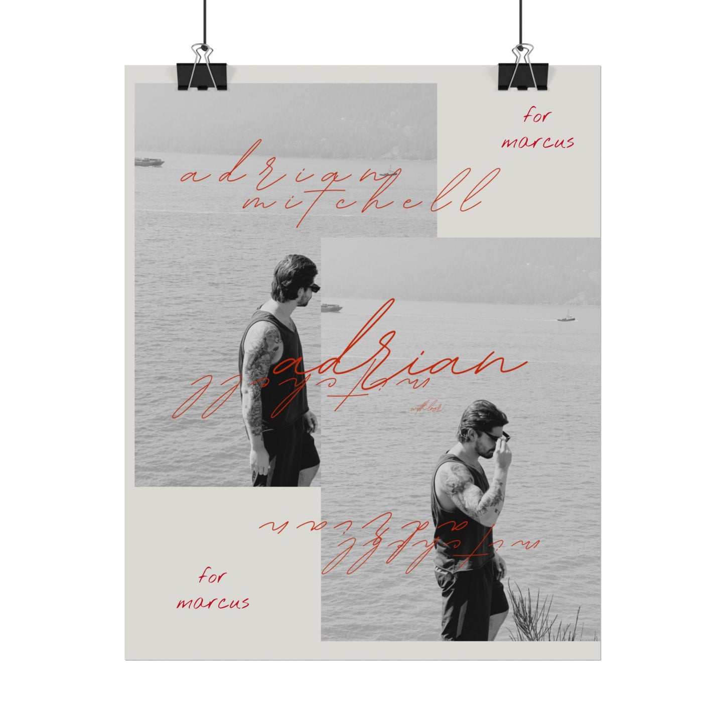 for marcus limited ed. adrian poster 🖤