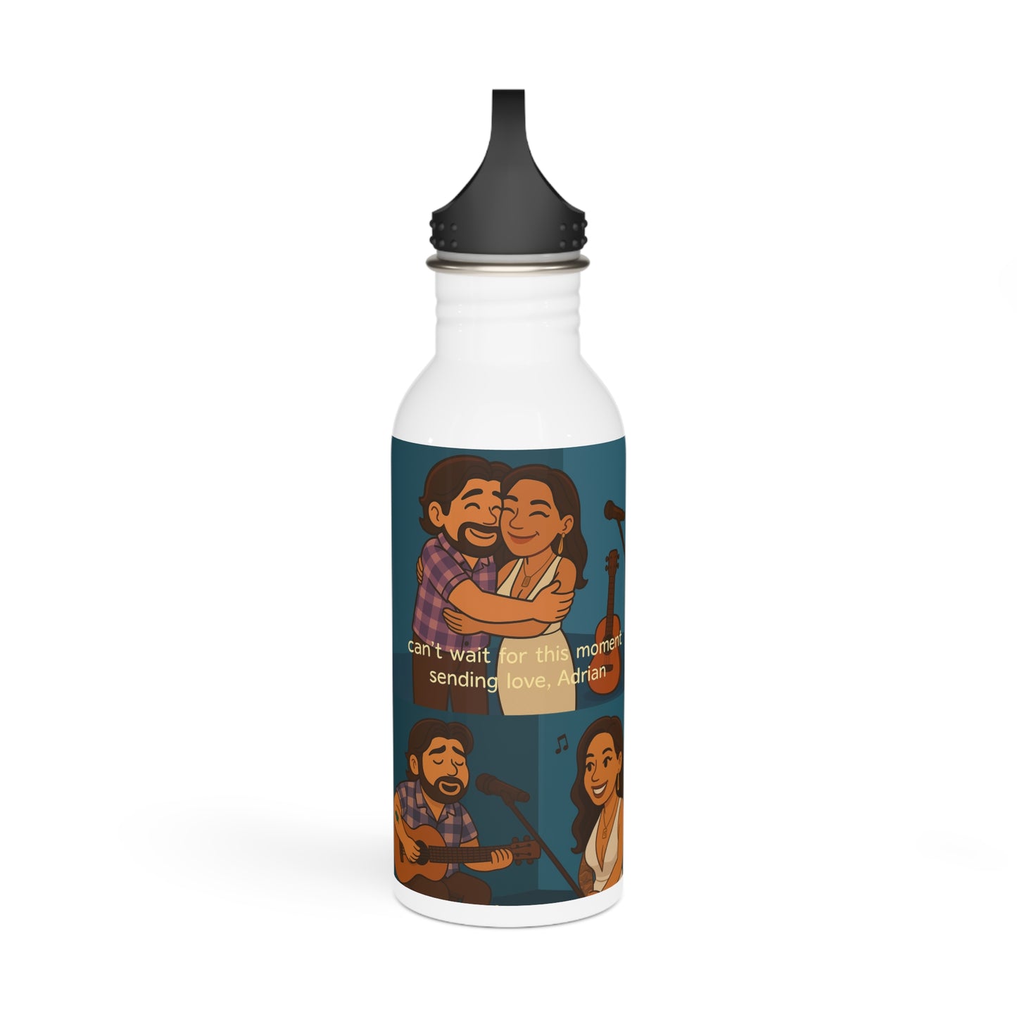 Amber 🖤 Stainless Steel Water Bottle