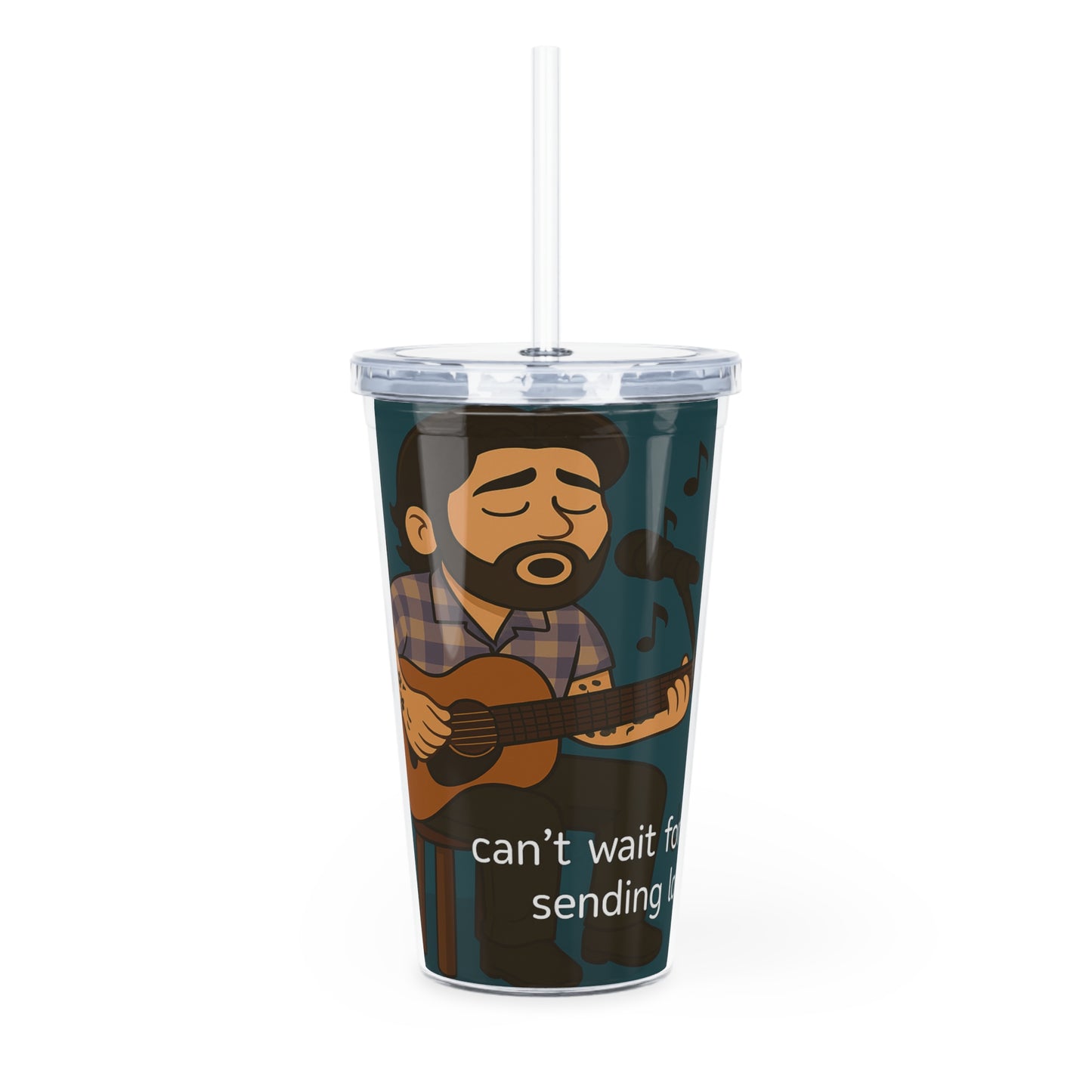 Chey 🖤 Plastic Tumbler with Straw