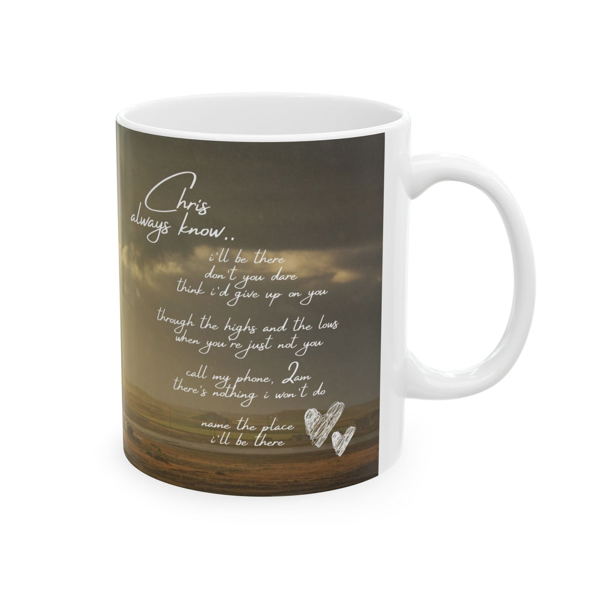 C 🖤 wedding mug
