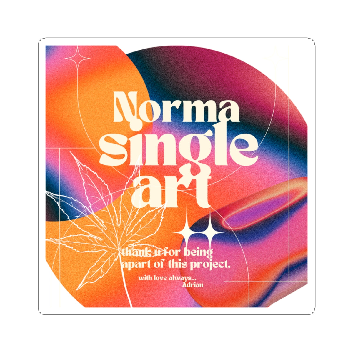NORMA single art photo admission ticket