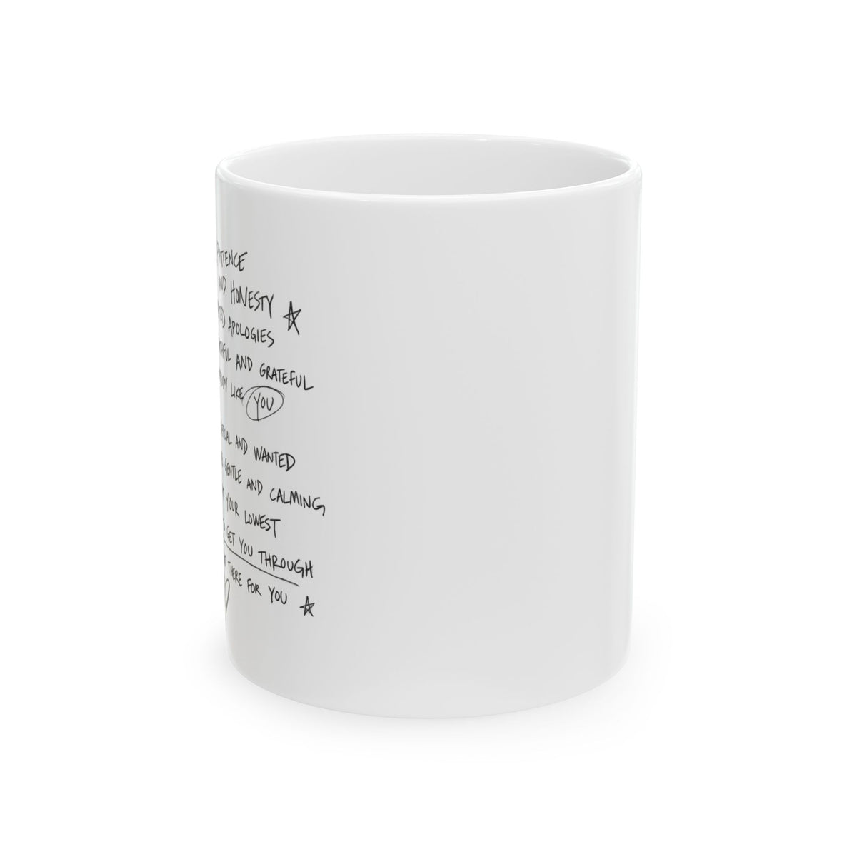 YOU DESERVE 🖤 - MUG