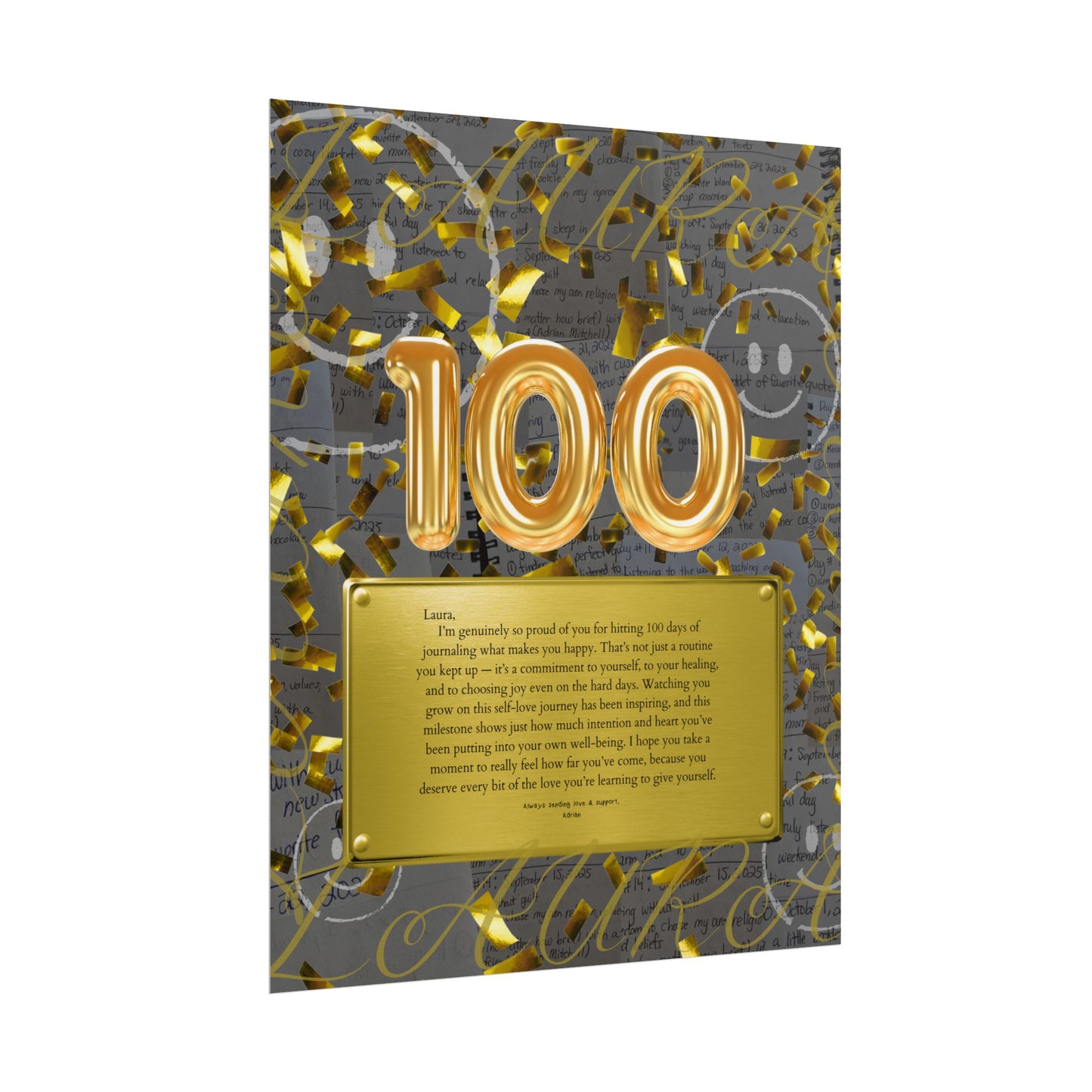 100 🎊 Posters