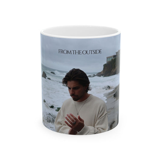 "from the outside" Mug