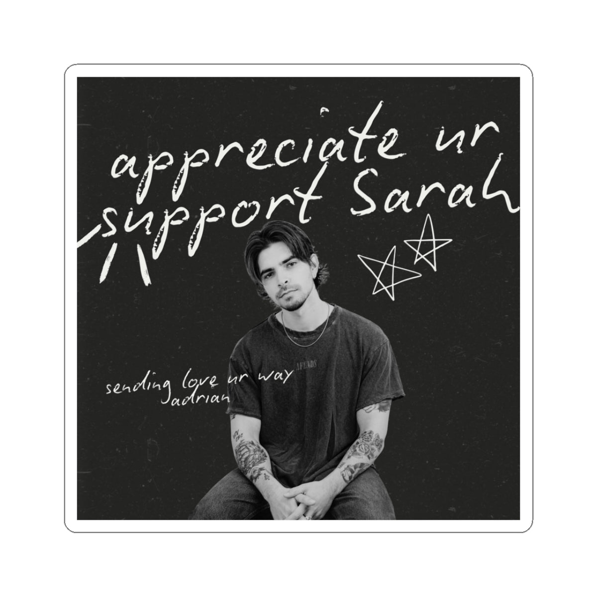 SARAH (PAINTING STICKER TICKET)
