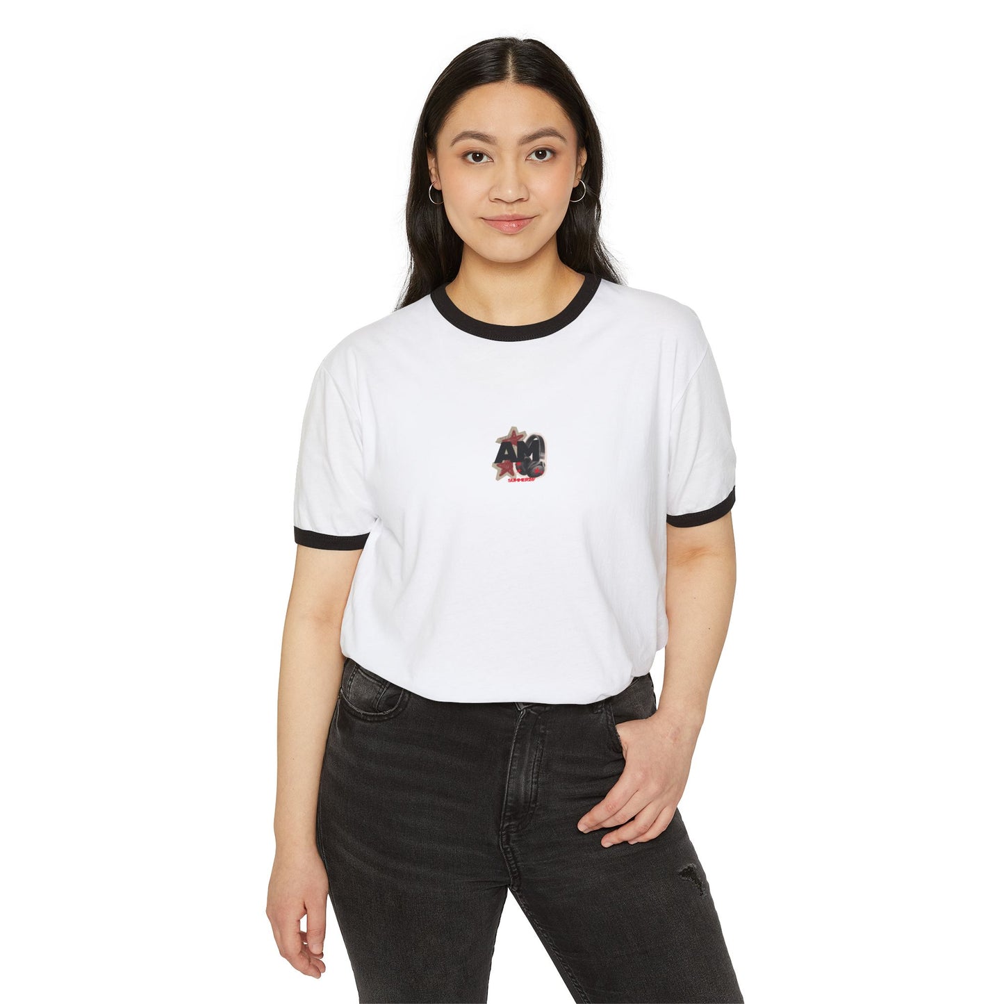 AM SUMMER / Unisex Cotton Ringer T-Shirt