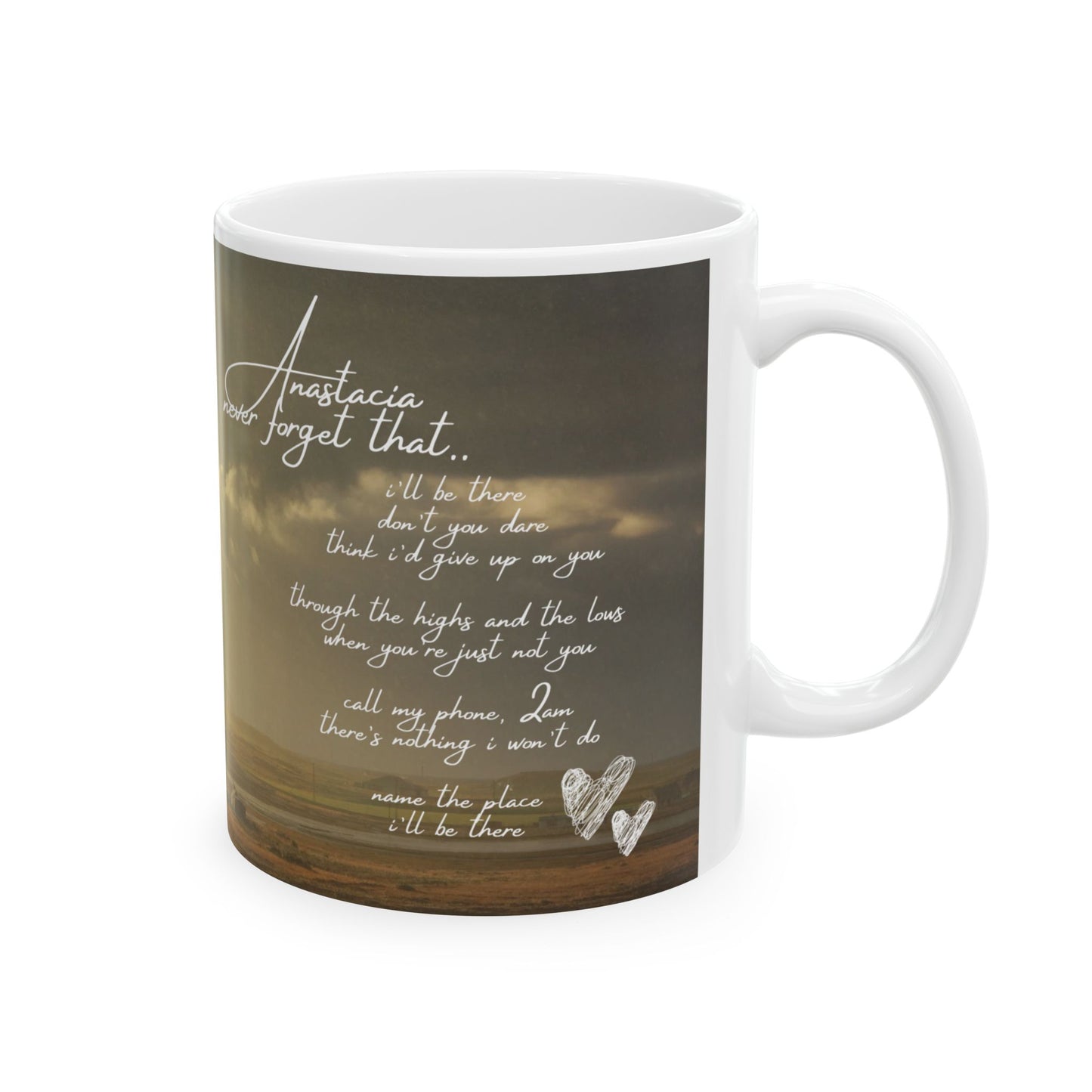 A 🖤 wedding mug