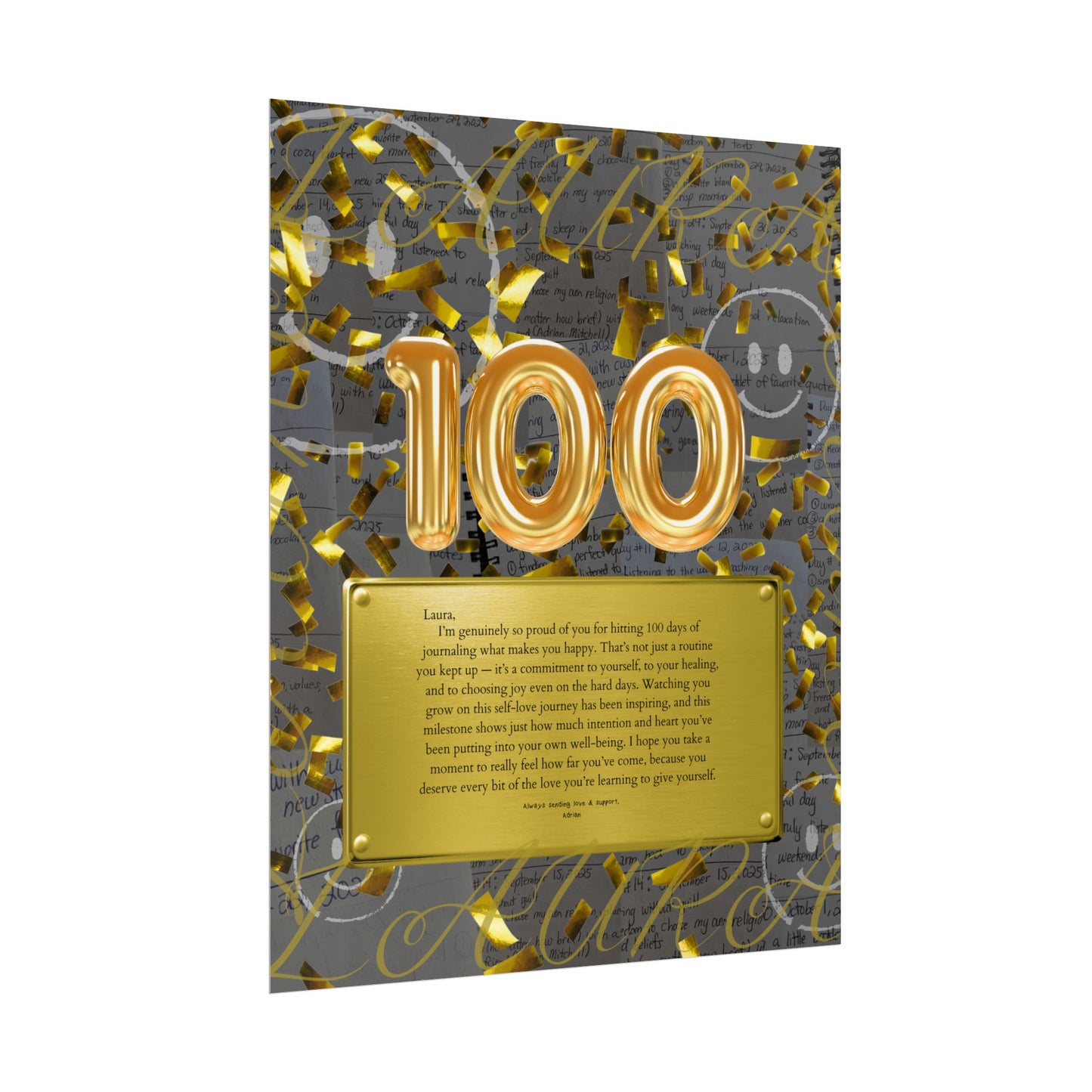 100 🎊 Posters