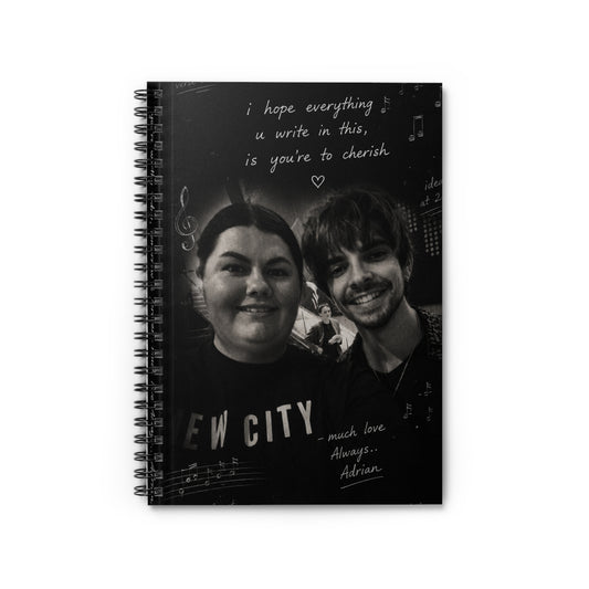 pen pal notebook.