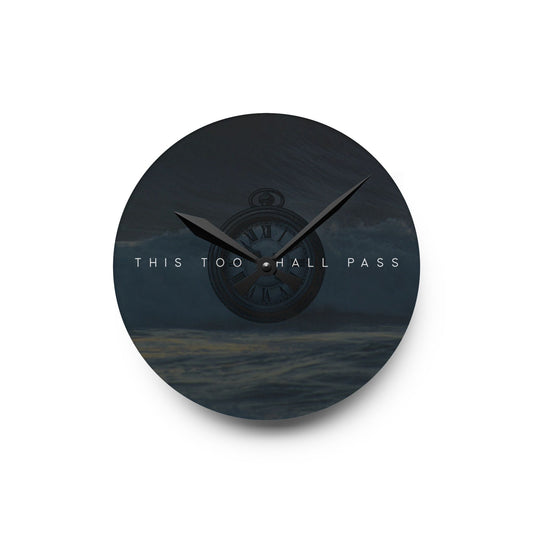 this too shall pass ⏱️🖤 clock reminder