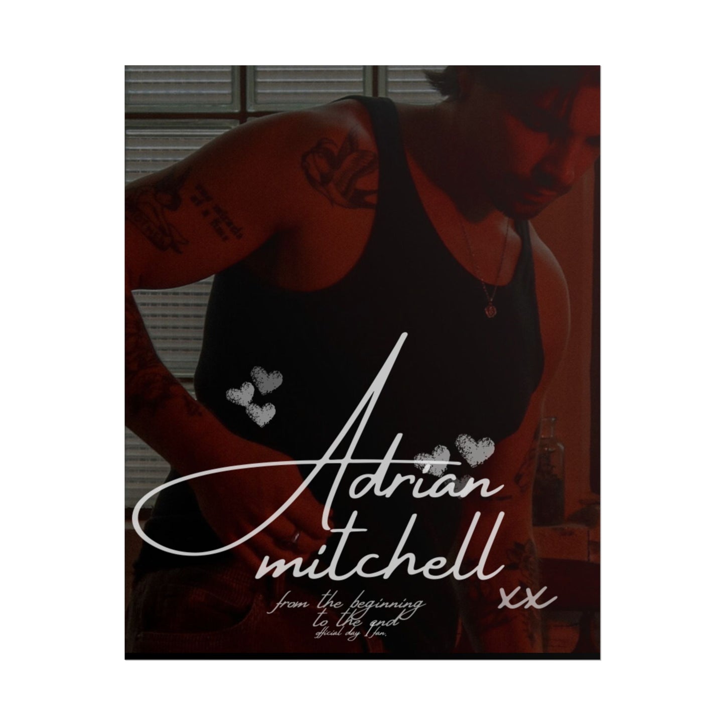 Adrian Mitchell Poster (1 DAY VERSION)