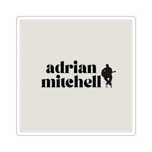 ‘Adrian Mitchell’ sticker