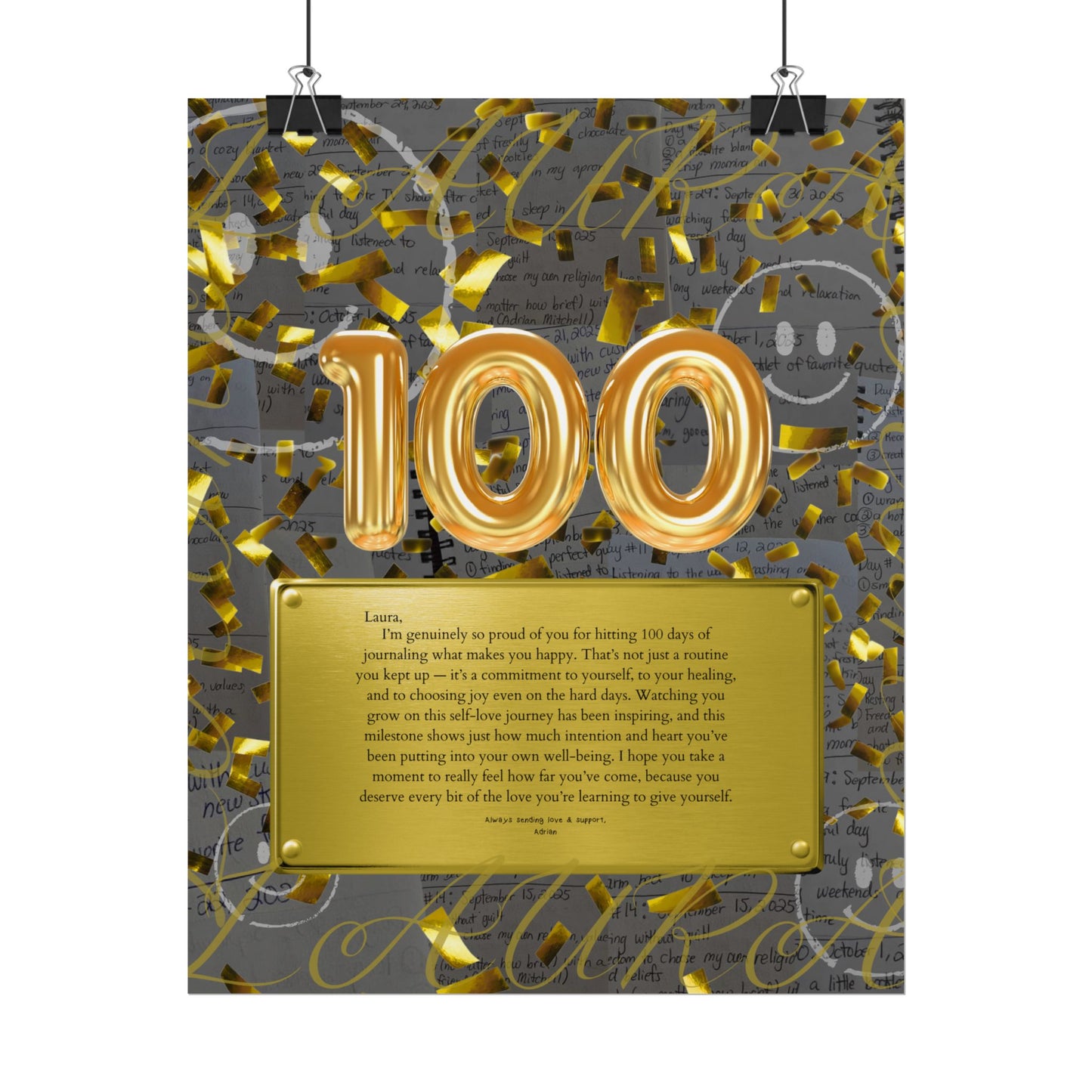 100 🎊 Posters