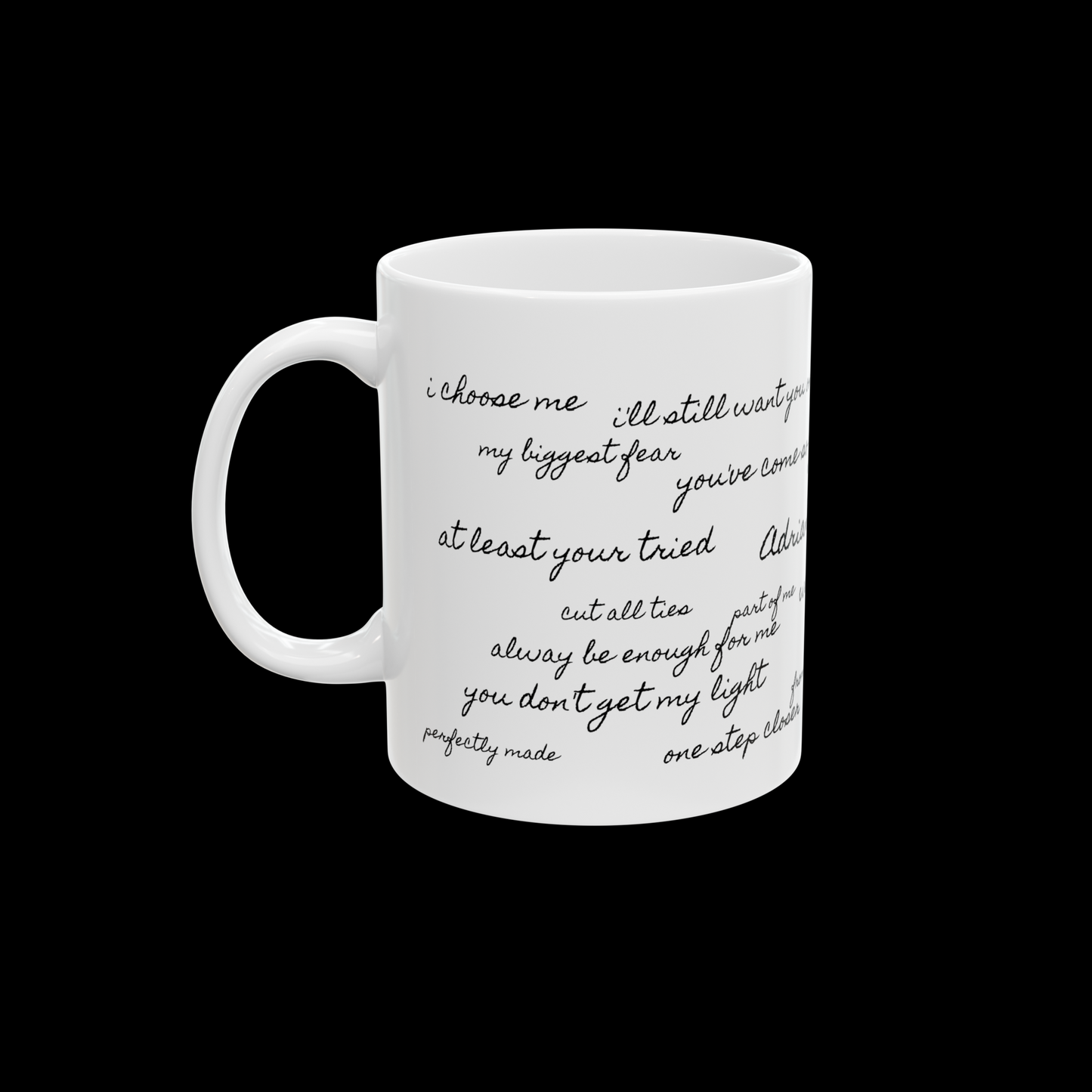 Limited Adrian Mitchell (signed lyric) Mug