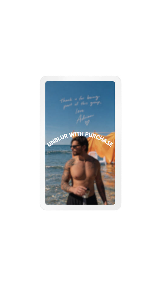 welcome to group (sticker un blurred w/ order)