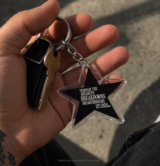 [BREAKDOWN] ⭐️ 🖤 Acrylic Keychain