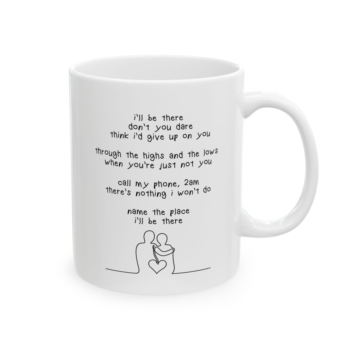 i'll be there mug