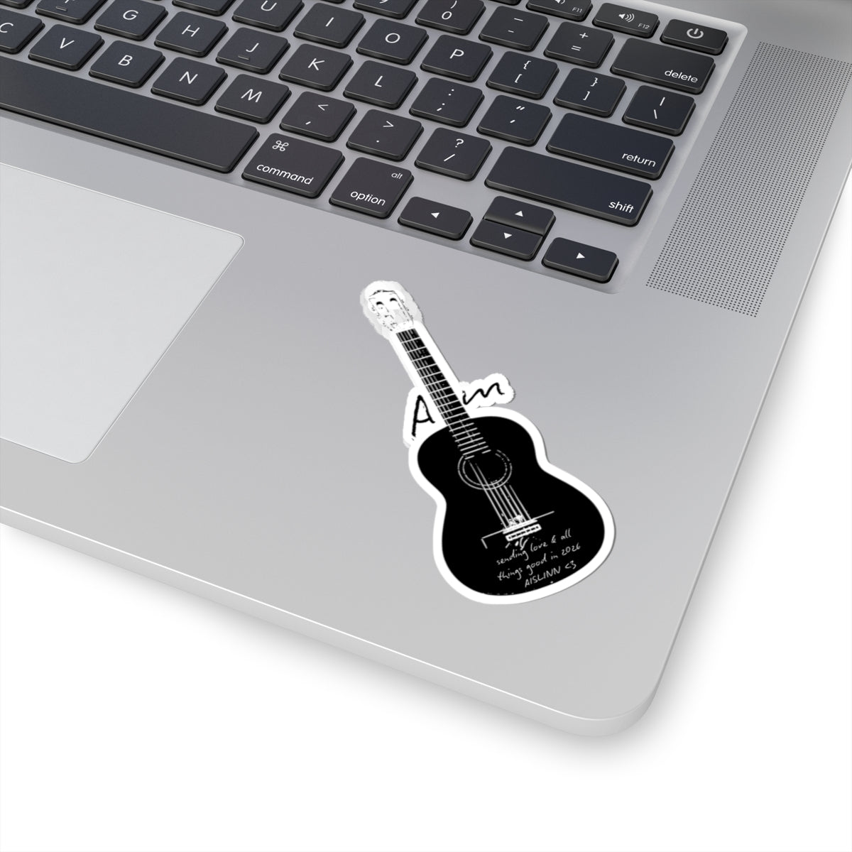 1st Guitar Sticker (AISLINN - ONE OF ONE)🌲🖤
