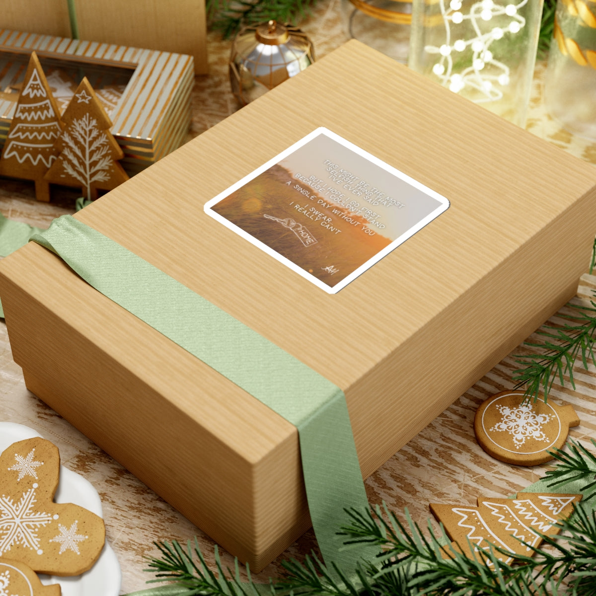 "HOME" LYRIC & ARTWORK (STICKER)