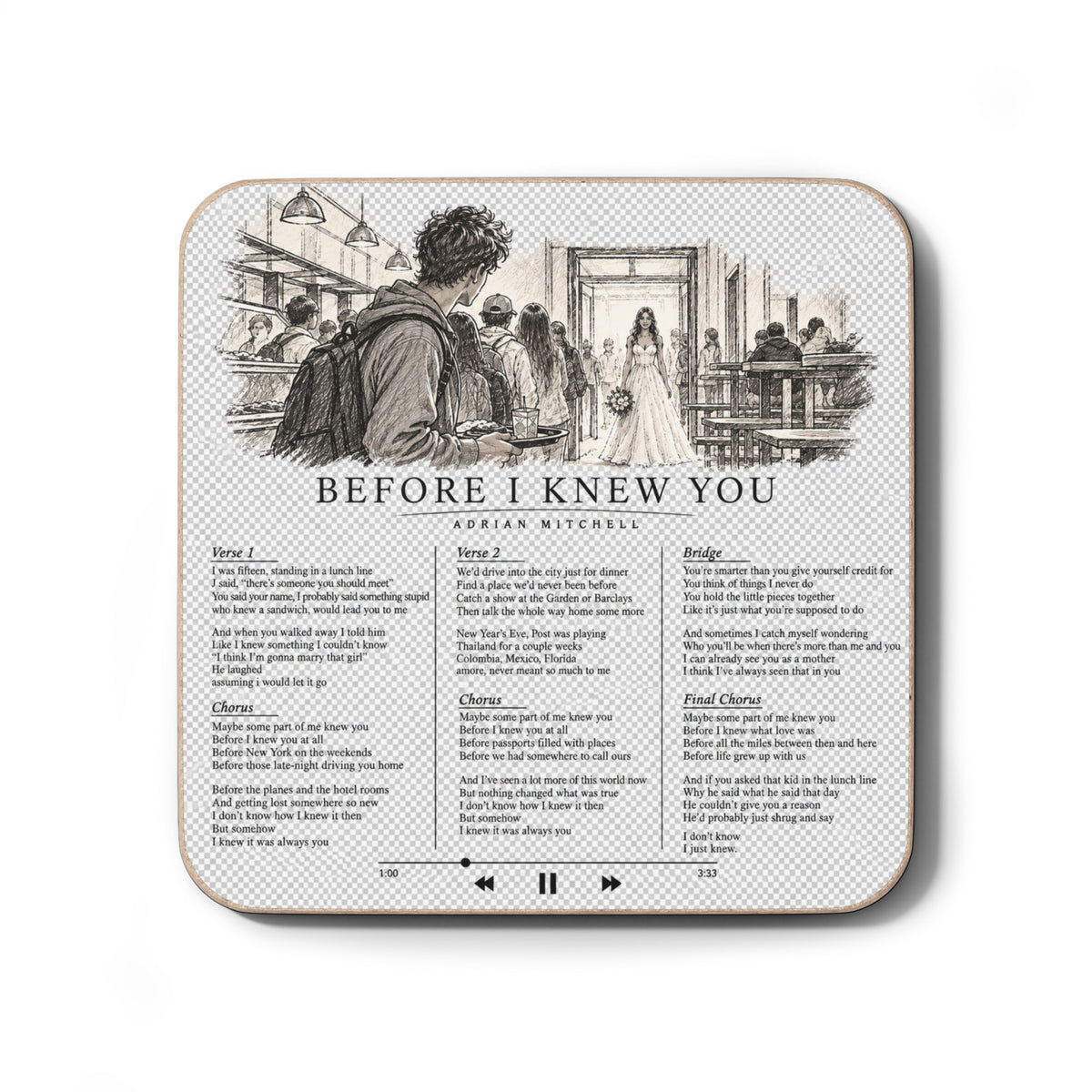 BEFORE I KNOW YOU 💌 SONG COASTER