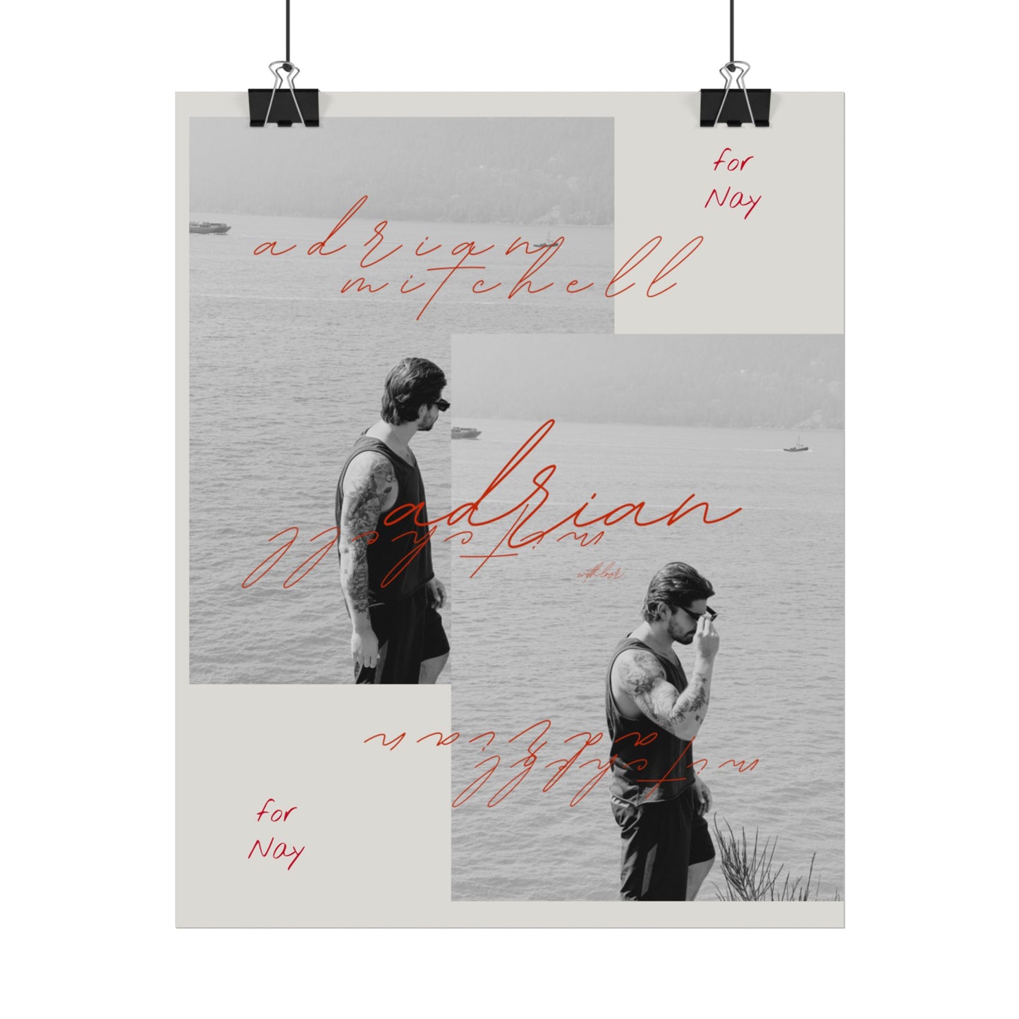 for Nay limited ed. adrian poster 🖤
