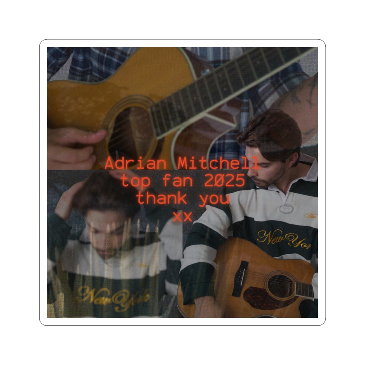 exclusive (top 2025 fan) sticker. 🖤