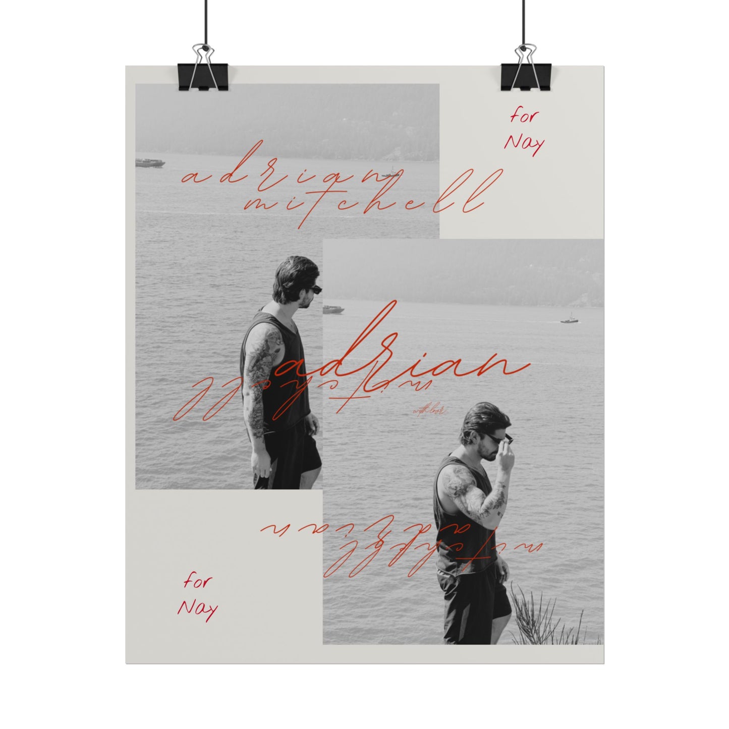 for Nay limited ed. adrian poster 🖤