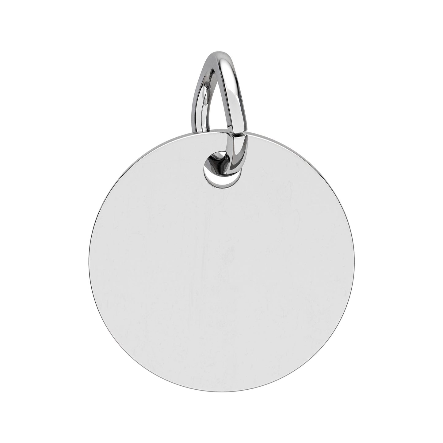 LG - Birthstone Circle Charm (Engraving)