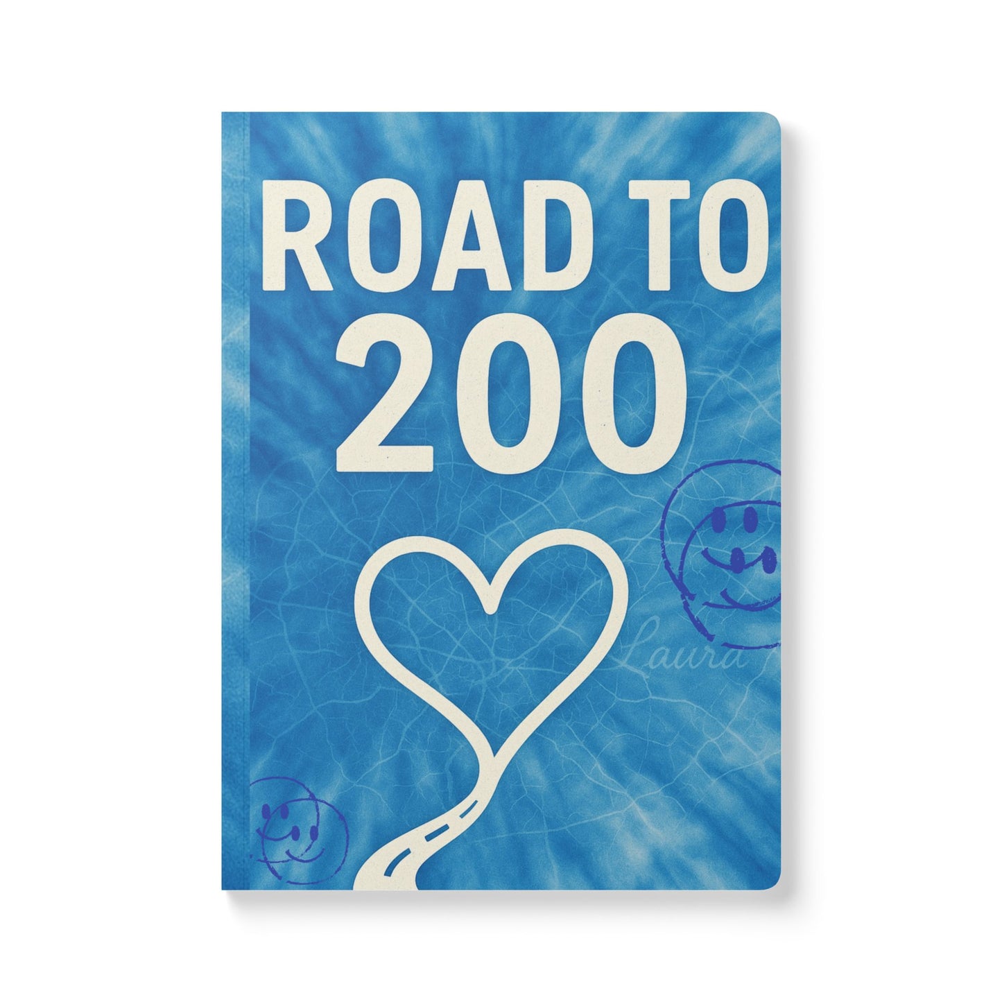 Road to 200 💙 Softcover Journal (with Inside Prints)